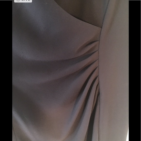 Navy Tahari Dress - 10p - Picture 3 of 4